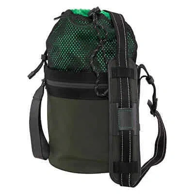 Pre-owned Bottega Veneta Mesh Bucket Bag In Green 570185 Vbou1 3343