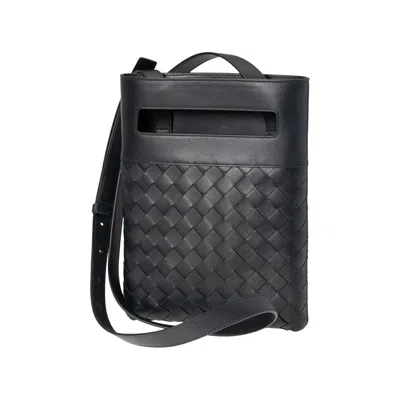 Pre-owned Bottega Veneta Mesh Crossbody Bag 'blue' | Men's Size Onesize