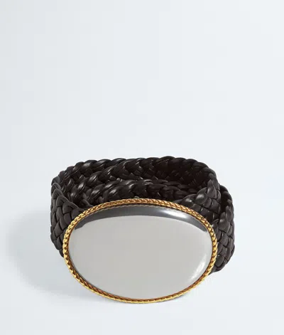 Bottega Veneta Bottega  Veneta Metal Belt In Black