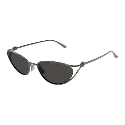 Bottega Veneta Metal Frame Sunglasses