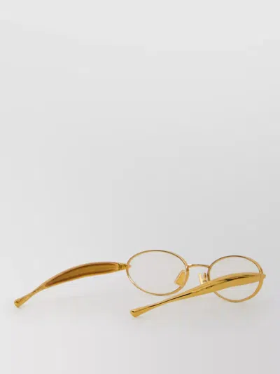 Bottega Veneta Metal Oval Sunglasses