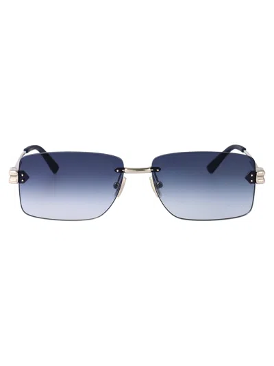 Bottega Veneta Metallic Silver Sunglasses