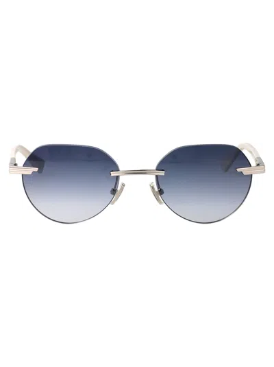 Bottega Veneta Metallic Silver Sunglasses