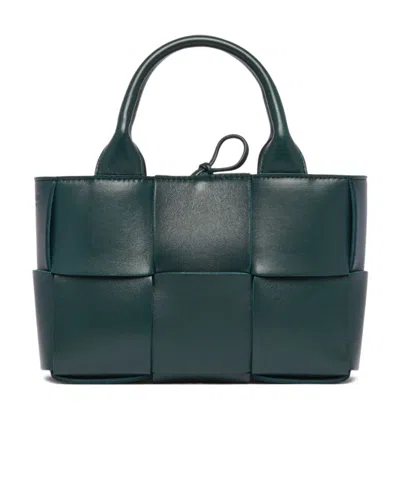 Bottega Veneta Micro Arco Dual-handle Shoulder Bag In Green