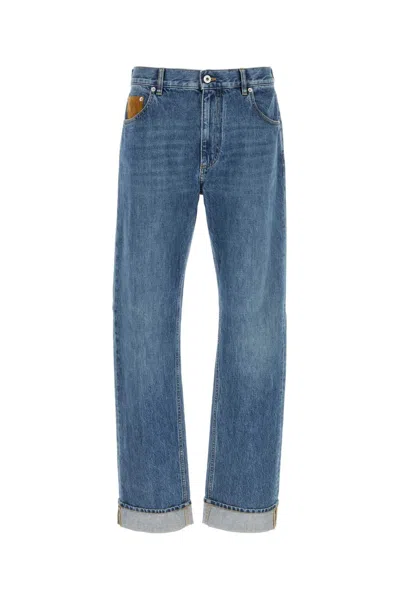 BOTTEGA VENETA BOTTEGA VENETA MID BLUE COTTON JEANS