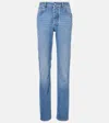 Bottega Veneta Mid-rise Slim Jeans In Blue