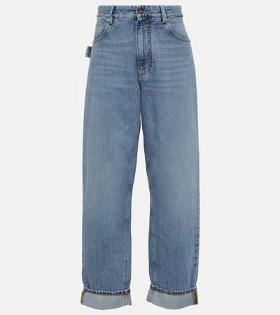 BOTTEGA VENETA MID-RISE STRAIGHT JEANS