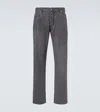 Bottega Veneta Matt Wide Leg Corduroy Pants In Gray