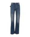 Bottega Veneta Mid-rise Straight-leg Jeans In Blue