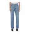 Shop Bottega Veneta Vintage Indigo Washed Boyfriend Denim In Blue