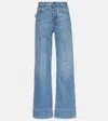 Bottega Veneta Jeans In Cotone Con Patch Posteriore In Pelle In Blue