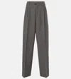 Bottega Veneta Women's Wool Trousers In Grey