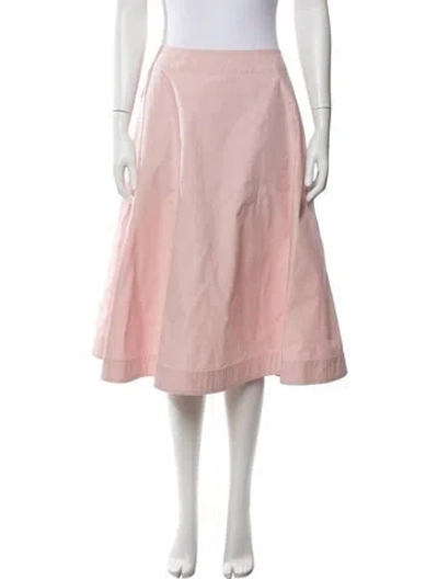 Pre-owned Bottega Veneta Midi Length Skirt In Pink