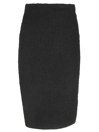 Bottega Veneta Midi Skirt In Black