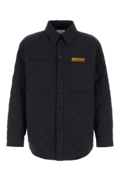 BOTTEGA VENETA MIDNIGHT BLUE COTTON BLEND JACKET