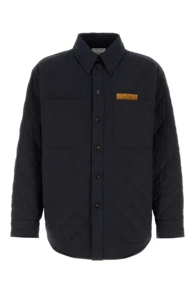 BOTTEGA VENETA MIDNIGHT BLUE COTTON BLEND JACKET