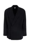 Bottega Veneta Wool Blazer With Back Vent And Front Pockets