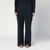 Bottega Veneta Midnight Blue Wool Cargo Trousers In Blue