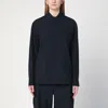 Bottega Veneta Midnight Blue Wool Twill Shirt In Blue