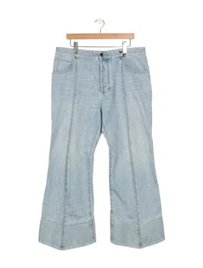 Pre-owned Bottega Veneta Mid-rise Flared Jeans W/ Tags In Blue