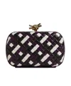 Bottega Veneta Minaudi È Re Woven Mini Bag In Black