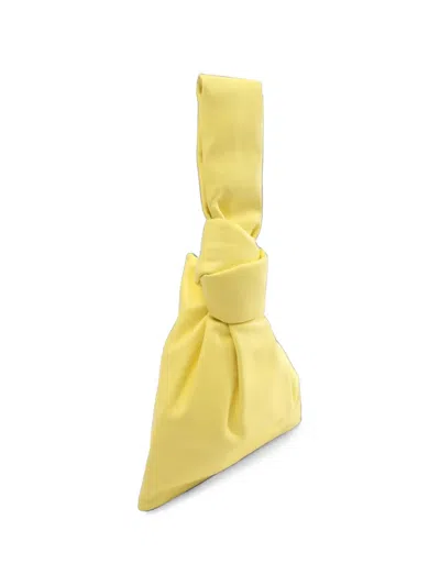 Pre-owned Bottega Veneta Mini 2010s The Twist Tote Bag In Yellow