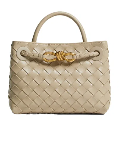 Bottega Veneta Mini Andiamo In Neutral