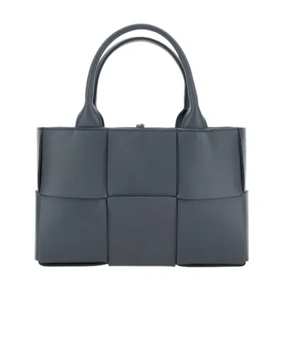 Bottega Veneta Mini Arco Shoulder Bag In Blue