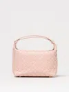 Bottega Veneta Wallace Small Intrecciato Leather Shoulder Bag In Camel