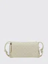 Bottega Veneta Night Mini Bag In Woven Leather In Neutral