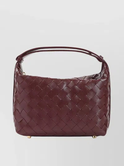 Bottega Veneta Mini Bags With Structured Shape And Woven Design In Brown