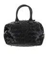 Bottega Veneta Mini Bauletto Bag In Black-m Brass