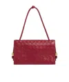 Bottega Veneta Mini Braided Shoulder Bag In Red