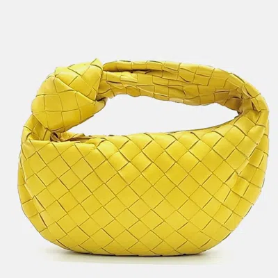 Pre-owned Bottega Veneta Mini Bv Jody Bag In Yellow