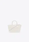 Bottega Veneta Mini Cabat In White