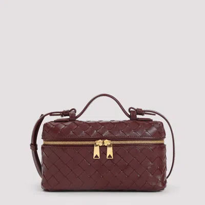 Bottega Veneta Mini Case Handbag In Red