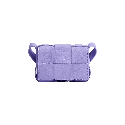 Pre-owned Bottega Veneta Mini Cassette Bag 'wisteria/silver'