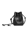 Bottega Veneta Bucket Mini Cassette Bag In Black