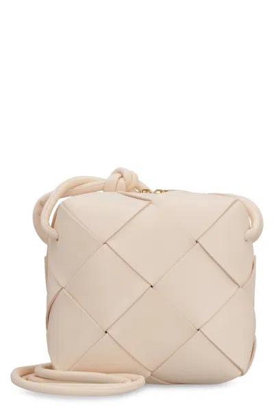 Bottega Veneta Mini Cassette Camera Bag In Neutral