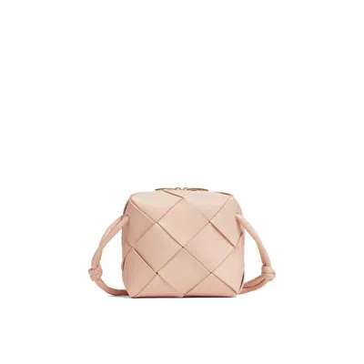 Bottega Veneta Mini Cassette Camera Bag In Pink