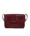 Bottega Veneta Mini Cassette Crossbody Bag In Brown