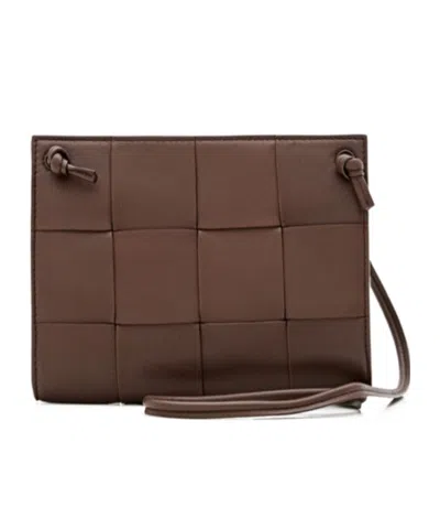 Bottega Veneta Mini Cassette Crossbody Bag In Brown