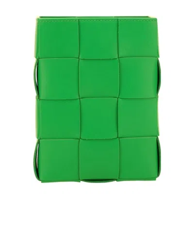 Bottega Veneta Mini Cassette Crossbody Bag In Parakeet
