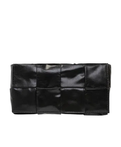 Bottega Veneta Mini Cassette Fanny Pack In Dark Green