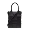 Bottega Veneta Mini Cassette Shoulder Bag In Black