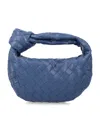 Bottega Veneta Mini Classic Knotted Handle Bag In Blue