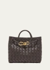 Bottega Veneta Mini Cobble Shoulder Bag In Brown