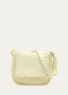 Bottega Veneta Mini Cobble Shoulder Bag In 7117 Camomile-gol