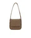 Bottega Veneta Cobble Mini Shoulder Bag In Brown