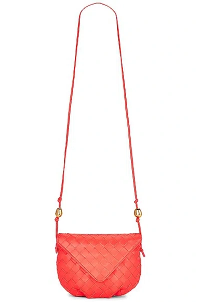 Bottega Veneta Mini Cross Body Pouch In Sunburst & Gold